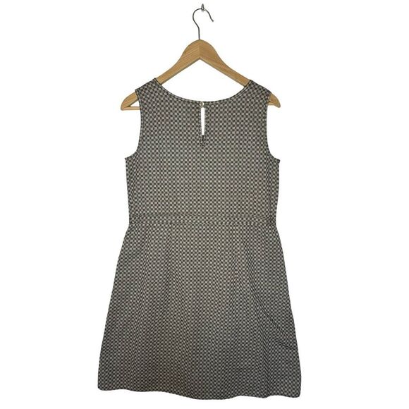 NATIONAL PICNIC Gray Check Gingham Cotton Sheath Dress Size Small - Picture 7 of 15